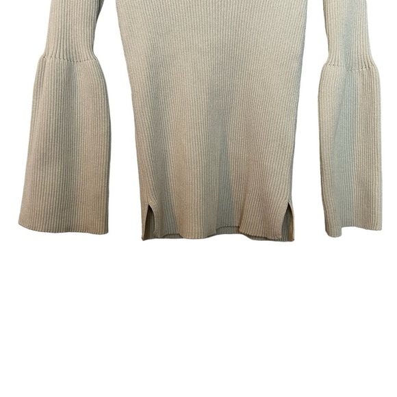 Lane Bryant NWT Ribbed Long Bell Sleeve Pullover Sweater Top - Picture 3 of 13